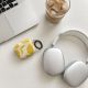 8. Etui Tech-Protect Lamano na AirPods Pro 3 - żółto-białe