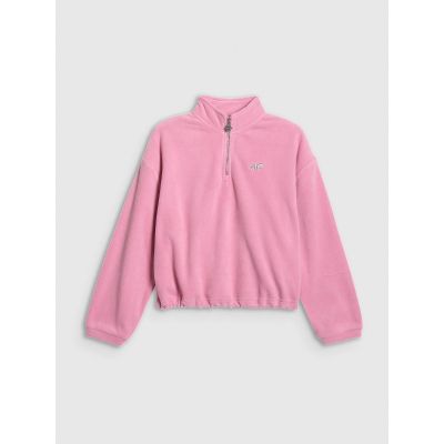 7. Polar oversize 4FWarm ze stójką dziewczęcy 4F 4FJRAW25TFLEF441-54S