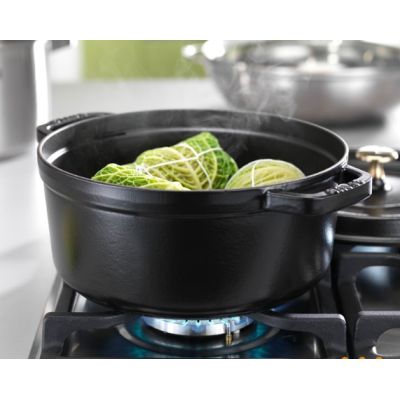 7. Garnek żeliwny okrągły STAUB 40500-281-0 - czarny 6.7 ltr