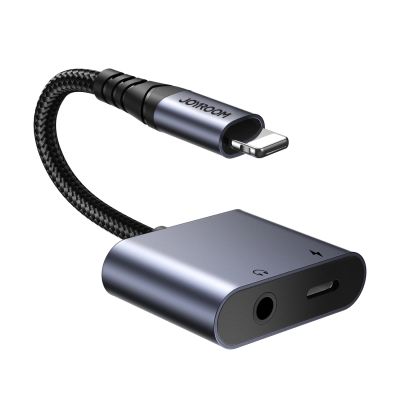 2. Adapter DAC 2w1 Joyroom SY-L01 Lightning do Lightning / mini jack 3.5 mm - czarny