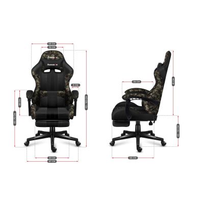 30. Fotel gamingowy Huzaro Force 4.7 Camo Mesh