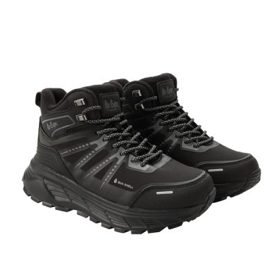 2. Lee Cooper buty męskie zimowe trekkingowe ocieplane wodoodporne czarne