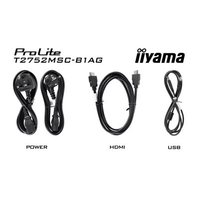 7. Monitor dotykowy 27" IIYAMA T2752MSC-B1AG 68,6 cm 16:9 HDMI+DP IPS