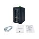 4. LevelOne Industrial L2+ Managed Switch 20-portowy/IP40+DIN 2,5 Gb/s