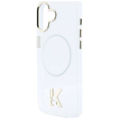 6. Etui Karl Lagerfeld IML K Head Logo MagSafe na iPhone 17 - przezroczyste