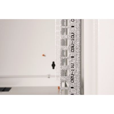 3. Szafa sieciowa wisząca Unique 19" 12U rack 600x600, drzwi szyba, szary, niedzielona, złożona, 100kg
