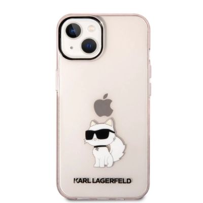 3. Etui Karl Lagerfeld Ikonik Choupette na iPhone 14 Plus - różowe