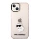 3. Etui Karl Lagerfeld Ikonik Choupette na iPhone 14 Plus - różowe
