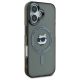 4. Etui Karl Lagerfeld IML Metal Choupette Head MagSafe na iPhone 16 Plus - czarne