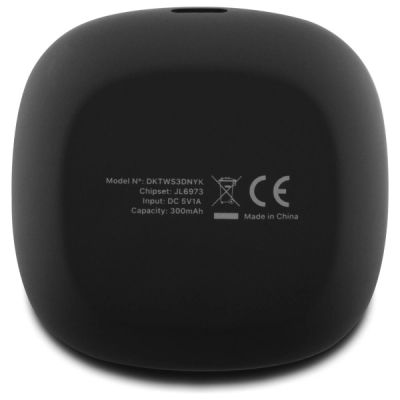 3. Słuchawki DKNY TWS BT 3D Rubber Matte Finish Bluetooth - czarne