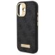 6. Etui Guess 4G Logo Plate MagSafe na iPhone 16 Plus - czarne