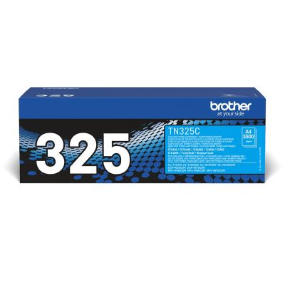 5. Brother TN-325C kaseta z tonerem 1 szt. Oryginalny Cyjan