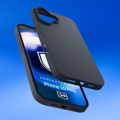 6. Etui 3mk Hardy Silicone MagCase na iPhone 16 Plus - szare