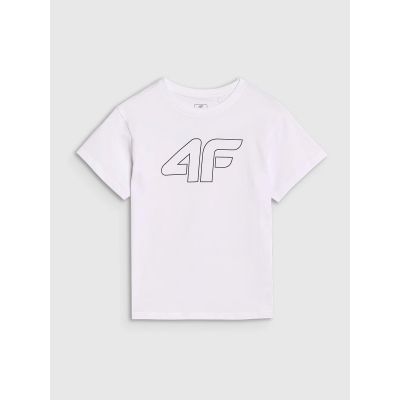 6. T-shirt z nadrukiem chłopięcy 4F Junior 4FJWMM00TTSHM2331-10S