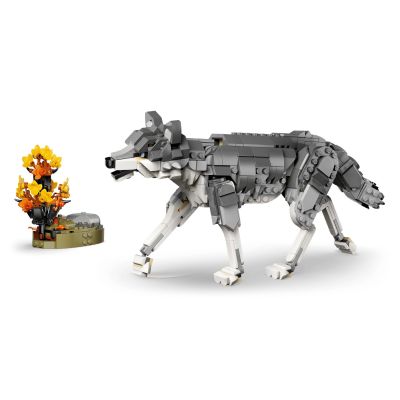 7. LEGO Creator 3w1 31393 - Leśne zwierzęta: Wilk szary