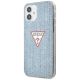 2. Etui Guess Jeans Collection na iPhone 12 mini - niebieskie