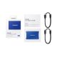 9. Dysk zewnętrzny SSD Samsung T7 (1TB; USB 3.2; niebieski; MU-PC1T0H/WW)