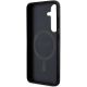 7. Etui Guess 4G Collection Leather Metal Logo MagSafe na Samsung Galaxy S24+ - czarne