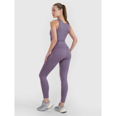 2. Legginsy treningowe bezszwowe damskie 4F | Anna Lewandowska 4F 4FALSSS25TFTIF383-51S