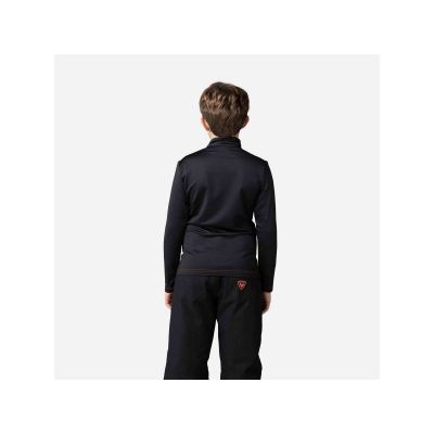 2. Bluza ROSSIGNOL Boy Hero 1/2 Zip Warm Stretch czarny