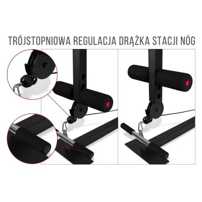 10. Atlas z ławką multigym PRO BMG 4700, stos 66kg