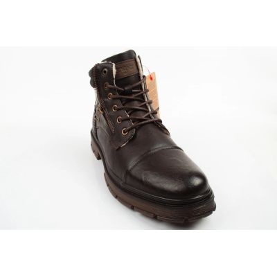 2. Wrangler buty męskie trzewiki Gillen Fur brązowe ocieplane botki modne