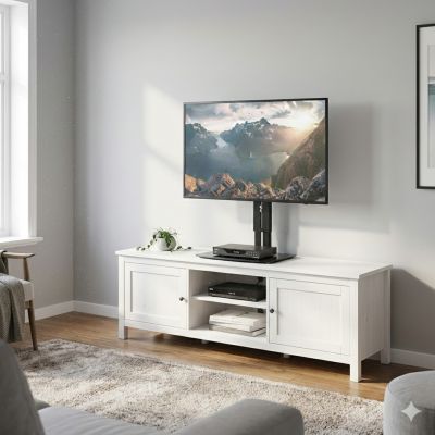 15. MACLEAN UCHWYT NA ŚCIANĘ DO TV Z PÓŁKĄ MC-451