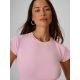 4. T-shirt slim gładki damski 4F 4FRSS26TTSHF4520-56S