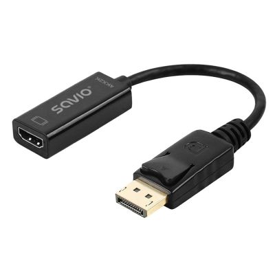 2. SAVIO ADAPTER DISPLAYPORT (M) V1.2 - HDMI A (F) V1.4, 4K AK-62