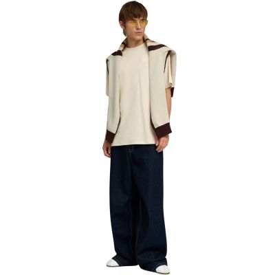 5. Koszulka męska Puma ESS Elevated Relaxed Tee beżowa 692018 87