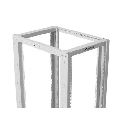 12. Otwarta szafa rack 19" 32U 600x1000 szary Lanberg