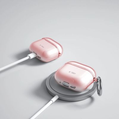 5. Etui Tech-Protect FlexAir na AirPods 4 - różowe
