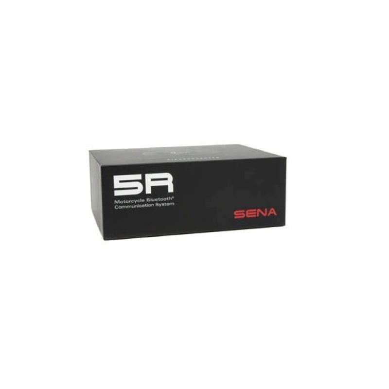7. Interkom motocyklowy Sena 5R-01D 5R Bluetooth 5.1 700m z wyświetlaczem LCD i uniwersalnym zestawem mikrofonów na 2 kaski
