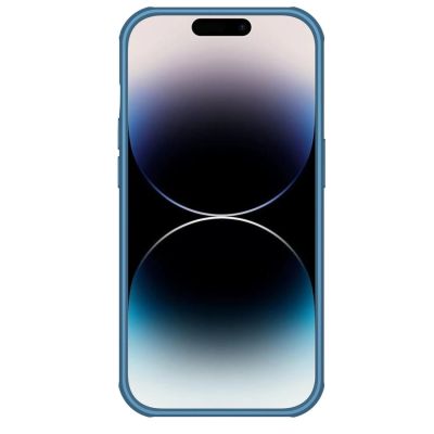 4. Nillkin CamShield Pro Case etui iPhone 14 Pro Max pancerny pokrowiec osłona na aparat kamerę niebieski