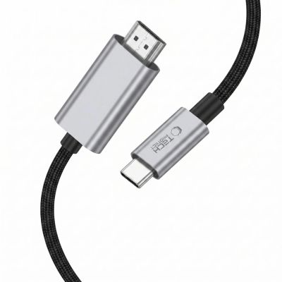 2. Kabel Tech-Protect UltraBoost USB-C to HDMI 2.1 200 cm 8K 60HZ - szary