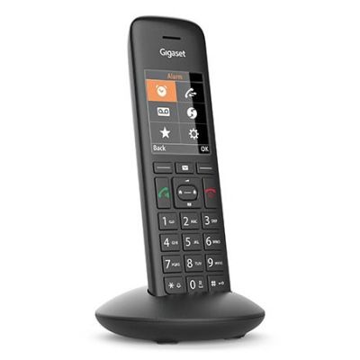 Gigaset C570HX Telefon analogowy/DECT Nazwa i identyfikacja dzwoniącego Czarny