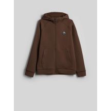 Bluza dresowa regular z kapturem męska 4F 4FRAW26TSWSM3161-81S