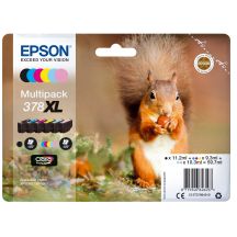 Tusz Epson 378XL Multipack 6-kolorów C13T37984010 (czarny, żółty, cyjan, magenta, jasny magenta, jasny cyjan)