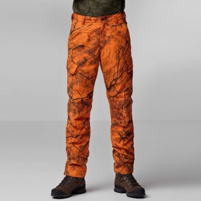 8. Spodnie męskie Fjällräven Brenner Pro Winter Trousers M Orange Multi Camo (F87322-261)