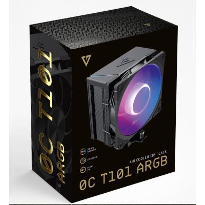 2. MODECOM CHŁODZENIE CPU VOLCANO 0C T101 ARGB BLACK