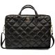 Torba Guess Quilted 4G na laptopa 16" - czarna