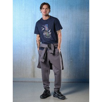 3. T-shirt regular z nadrukiem męski 4F 4FRSS26TTSHM3659-31S