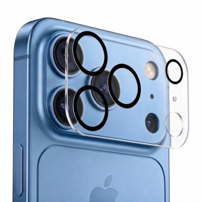 3. Osłona aparatu Tech-Protect Cam Fit+ na iPhone 18 Pro - przezroczysta