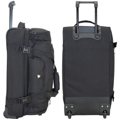 4. TORBA PODRÓŻNA TROLLEY PREMIUM T5607-0 CZARNA SEMI LINE