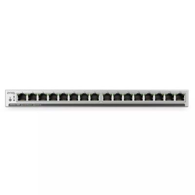 Switch Zyxel GS1100-16EP-EU0101F 16p PoE 135W (PoE+:16;) Unmanaged, Fanless, Slim