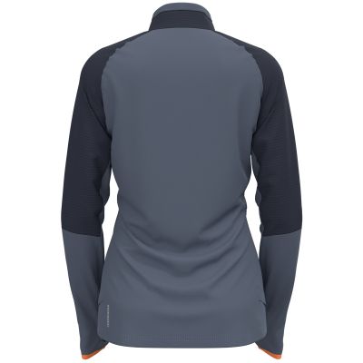 2. Bluza z półgolfem narciarska damska Odlo DESCENT CW 200 SL granatowy