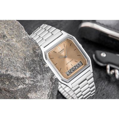 4. Zegarek Damski CASIO AQ-230A-4AMQYDF + BOX