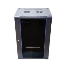Extralink Szafa rack 15U 600x450 Czarna montowana na ścianie