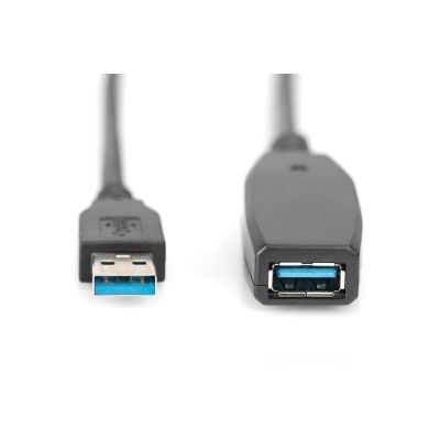 6. Kabel przedłużający USB 3.0 SuperSpeed 15mTyp USB A/USB A M/Ż aktywny czarny 15m
