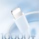 5. Kabel Joyroom S-A45 Ben Series 30W (USB-C  - Lightning) w oplocie 1m - biały